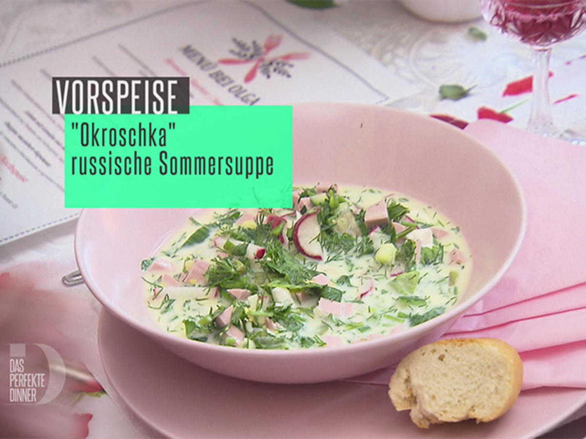 Okroshka dazu Salat: Hering im Mantel Rezept Eingereicht von Das
perfekte Dinner