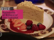 Napoleon auf Himbeerfruchtspiegel mit marinierten Waldbeeren - Rezept - Bild Nr. 5908