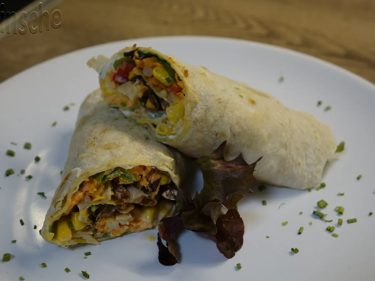 Hähnchen-Gemüse-Wrap - Rezept - Bild Nr. 5897