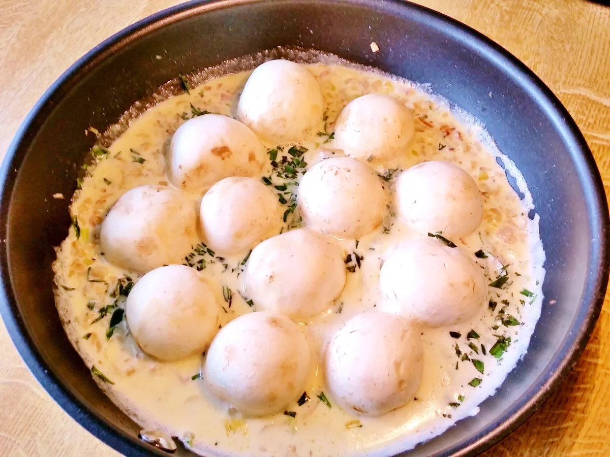 Lieblings-Champignons in Kräuterrahm - Rezept - Bild Nr. 5895