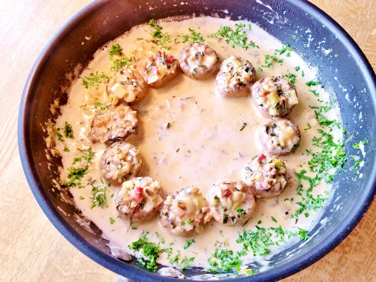 Lieblings-Champignons in Kräuterrahm - Rezept - Bild Nr. 5897