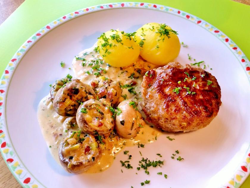 Lieblings Champignons In Kr Uterrahm Rezept Kochbar De