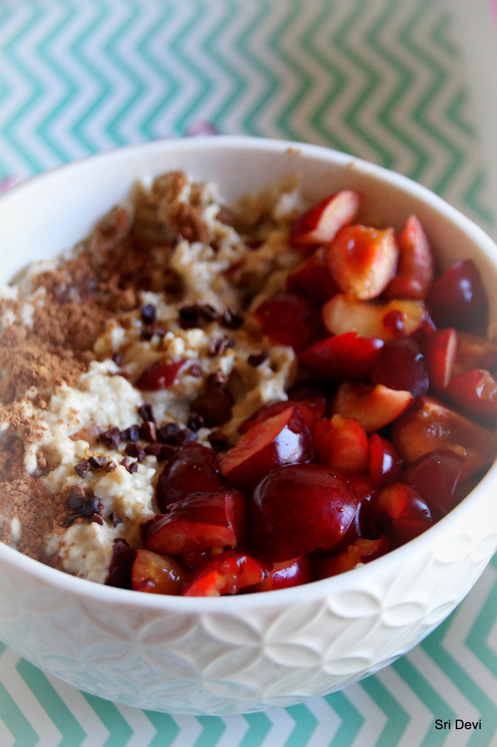 Bilder für Frühstück: Kirsch-Porridge Rezept