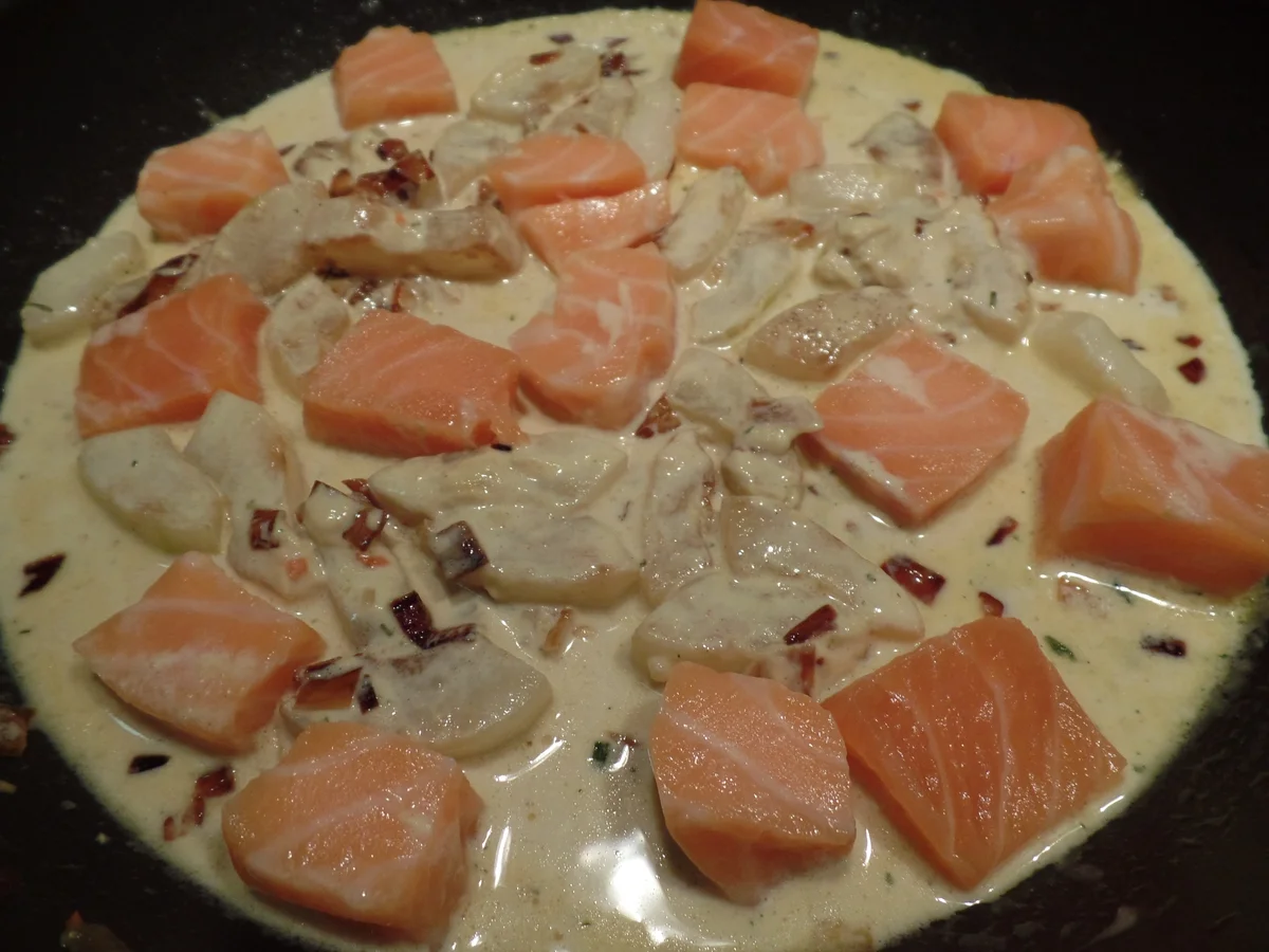 Schmorgurken-Lachs-Pfanne - Rezept - Bild Nr. 5914