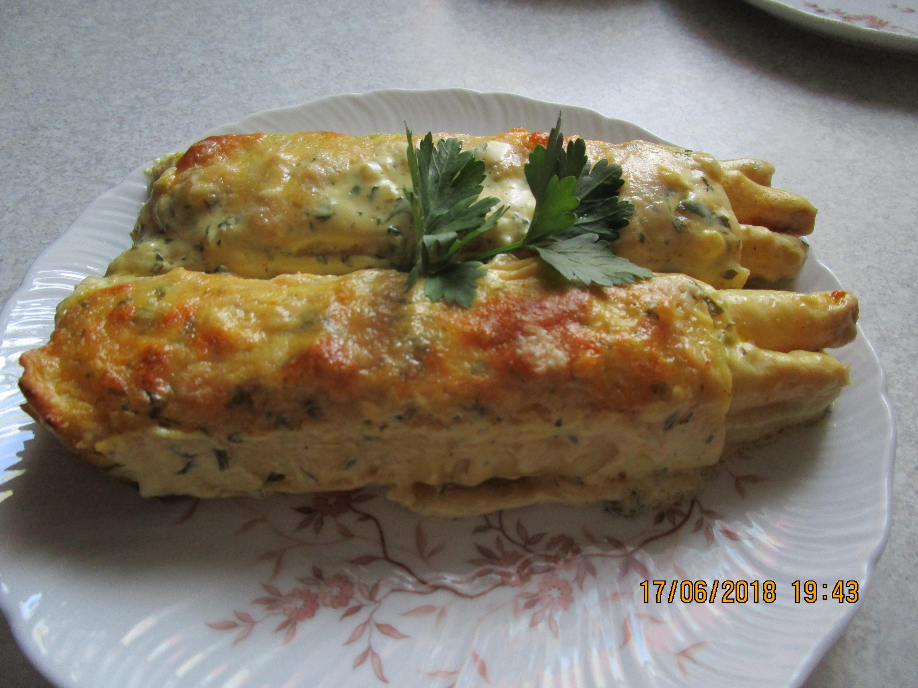 Bilder für Schinken-Cannelloni mit Spargel - Rezept