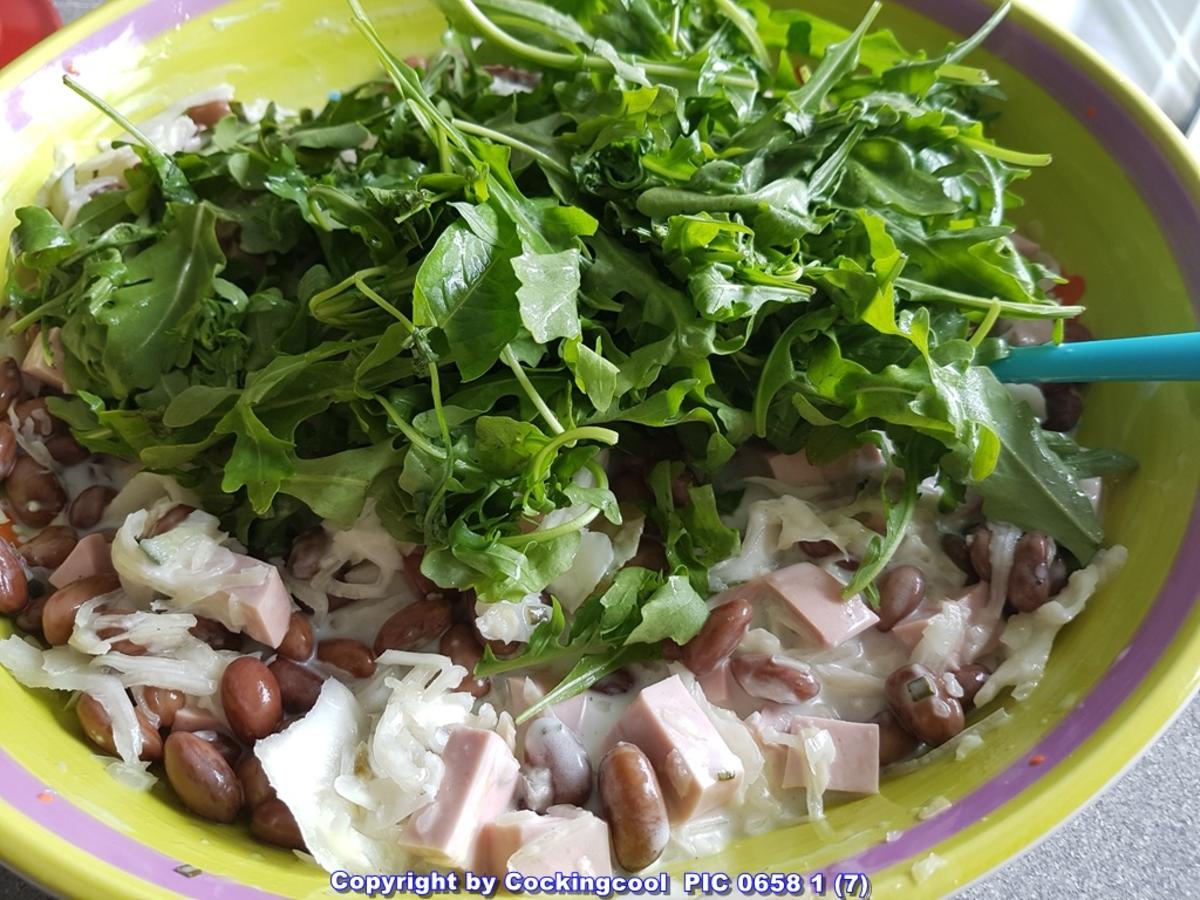 Wachtelbohnen Salat heute als Hauptspeise - Rezept - Bild Nr. 5918