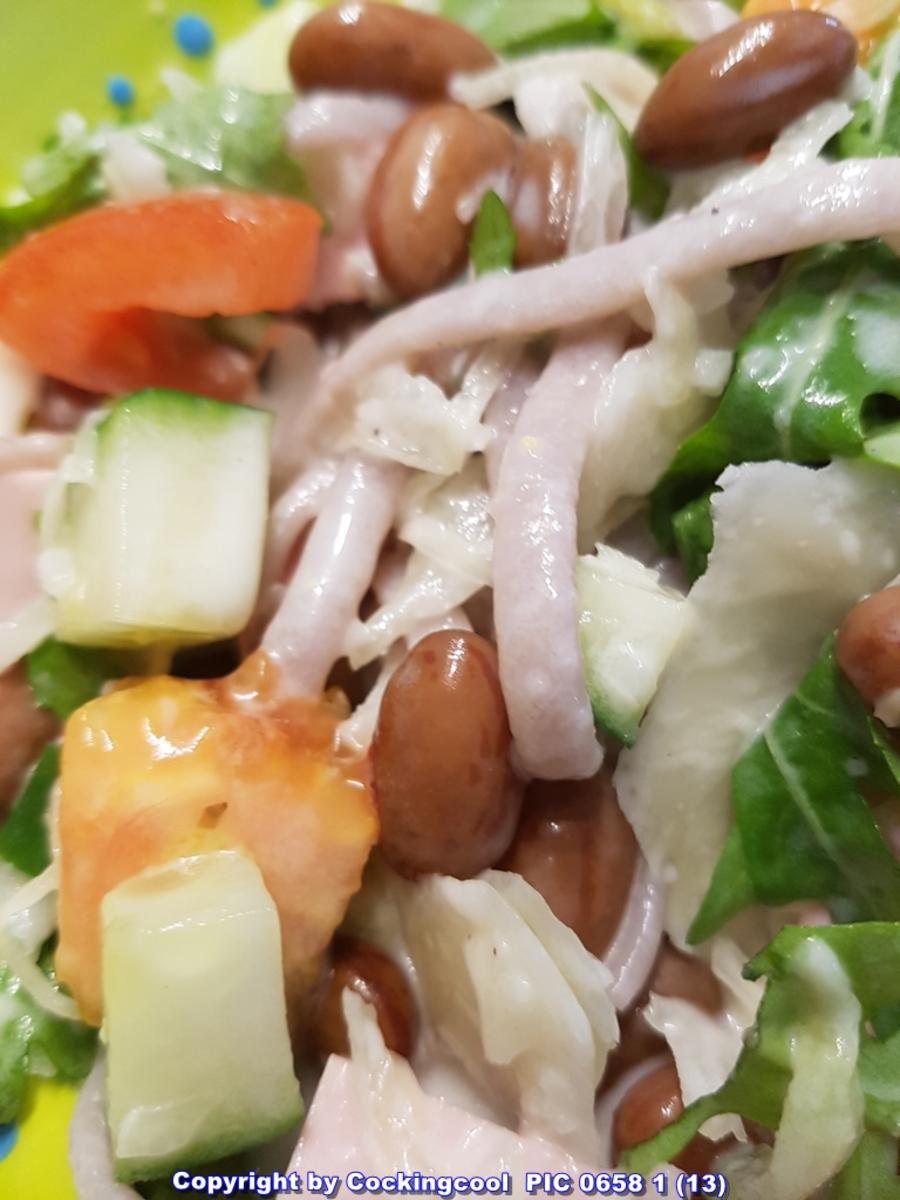 Wachtelbohnen Salat heute als Hauptspeise - Rezept - Bild Nr. 5923