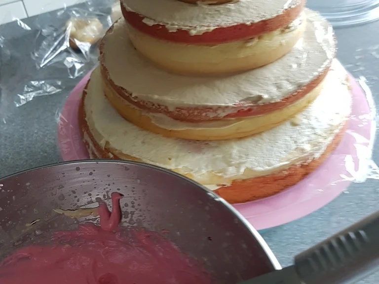 "Baby" Welcome "Mama" Danke Torte - Rezept - Bild Nr. 5932