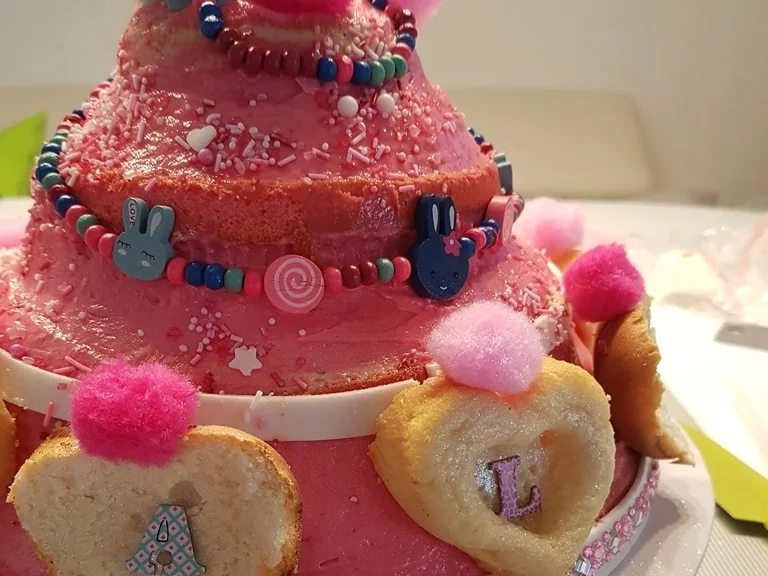 "Baby" Welcome "Mama" Danke Torte - Rezept - Bild Nr. 5935