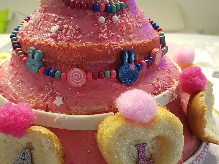 "Baby" Welcome "Mama" Danke Torte - Rezept - Bild Nr. 5936