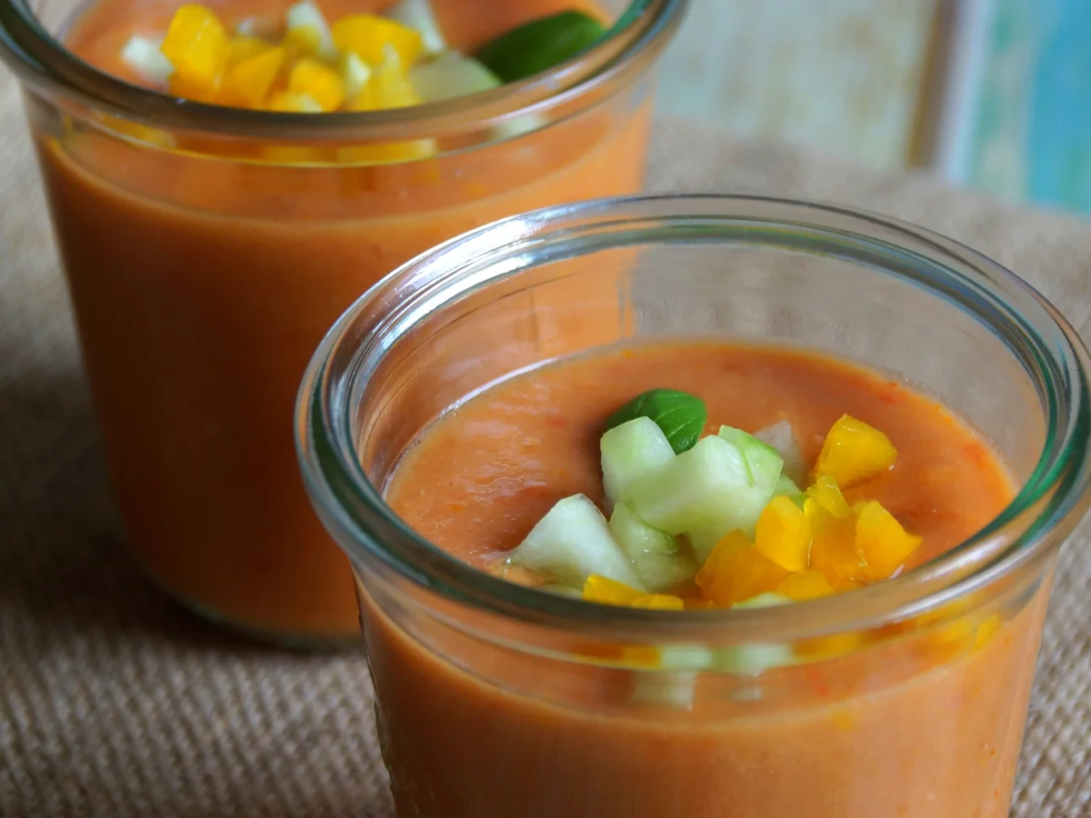 Wassermelonen-Tomaten-Gazpacho - Rezept - Bild Nr. 2