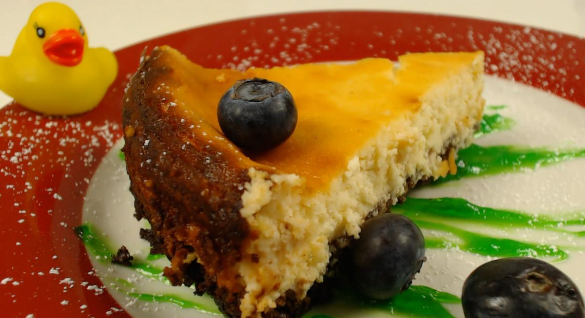 New York Cheesecake mit Limetten auf Schokoboden - Rezept - Bild Nr. 5962