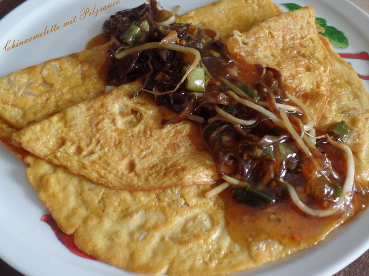 Chinaomelette mit Pilzsauce Rezept Durch Sheeva1960