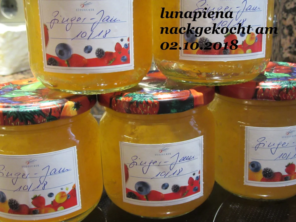 Ingwer-Marmelade "Ginger Jam" - Rezept - Bild Nr. 5964