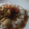 Fisch-Kokos-Curry (scharf) mit Jasminreis und Chapati - Rezept - Bild Nr. 5973