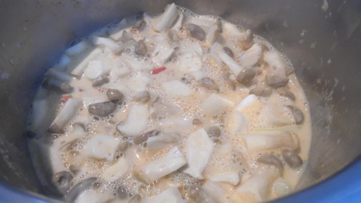 Fisch-Kokos-Curry (scharf) mit Jasminreis und Chapati - Rezept - Bild Nr. 5975