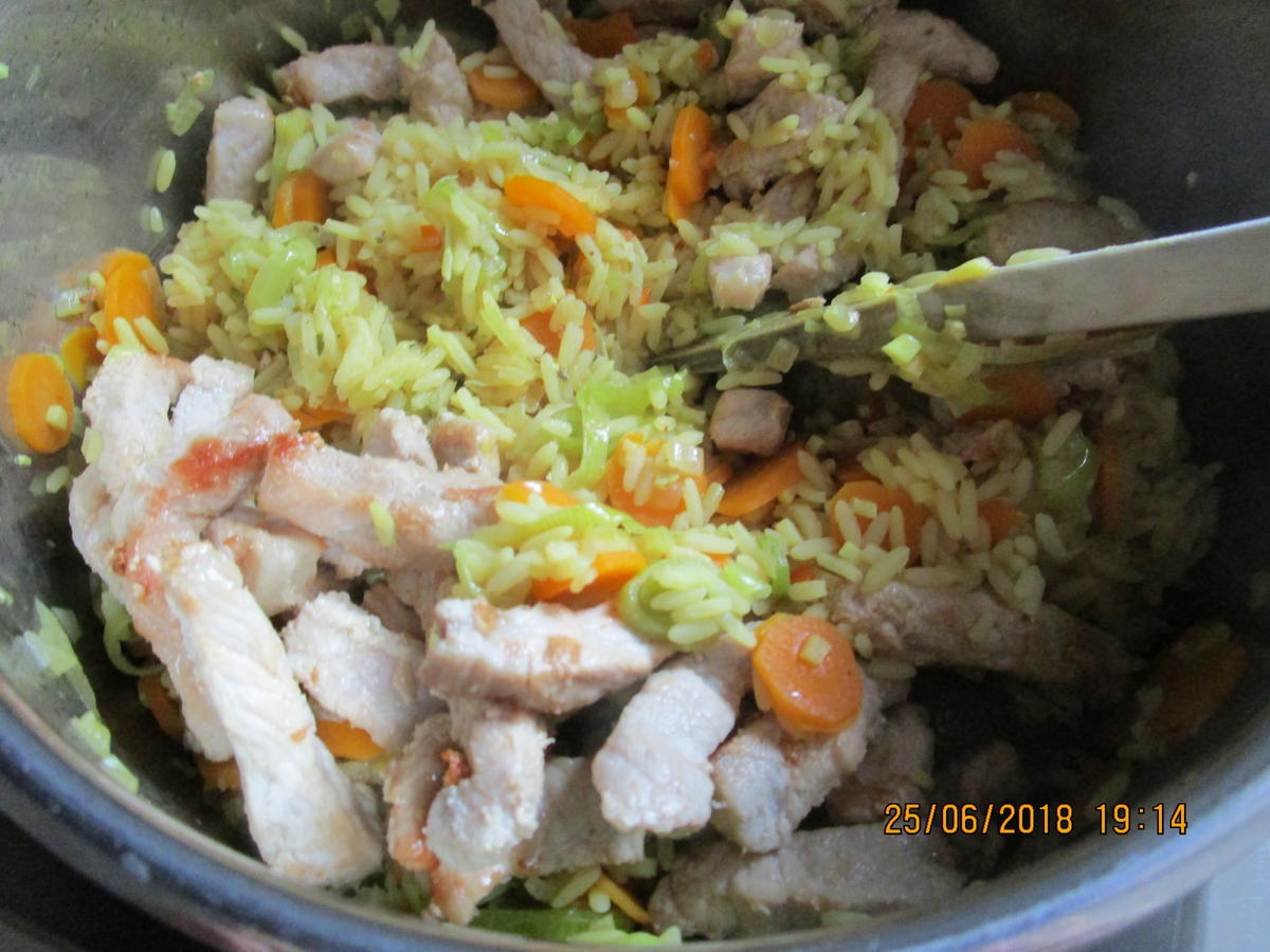 Gemüse-Curry mit Nektarinen und Schweinelachs - Rezept - Bild Nr. 5974