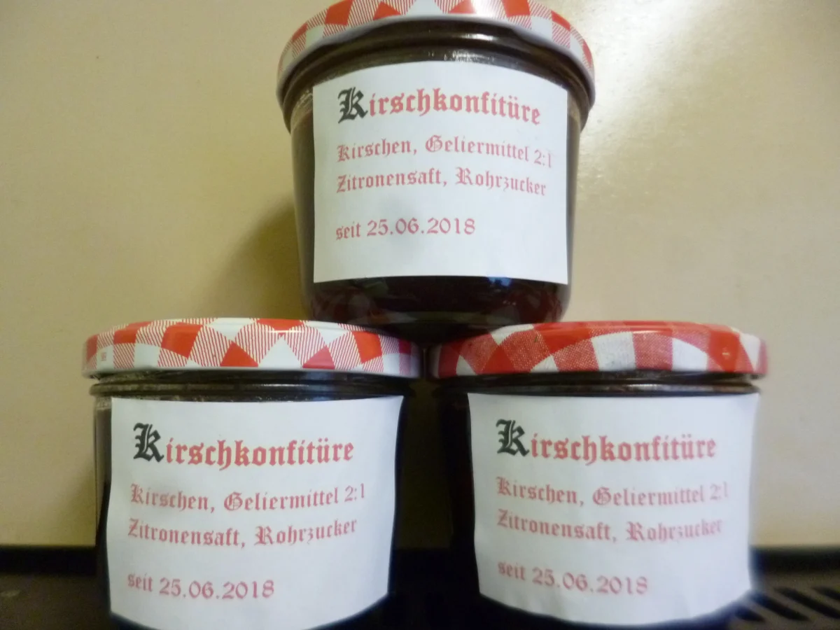 Rezept: Kirschkonfitüre aus Süßkirschen Bild Nr. 5985 Kirschkonfitüre aus Süßkirschen - Rezept - Bild Nr. 5985