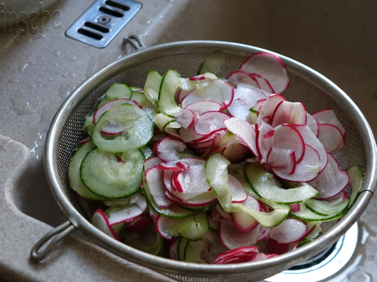 Gurken-Radieschensalat mit Mais - Rezept - Bild Nr. 5989