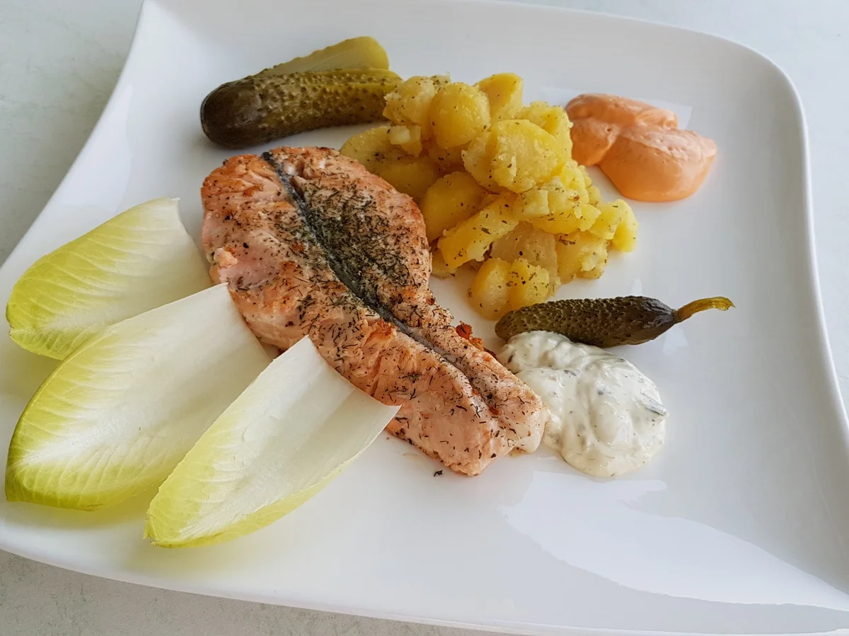 Norwegischer Wildlachs mit Kartoffeln - Rezept - Bild Nr. 6002