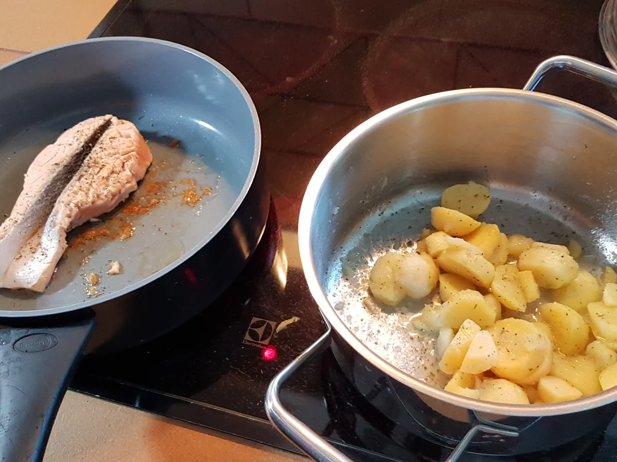 Norwegischer Wildlachs mit Kartoffeln - Rezept - Bild Nr. 6029