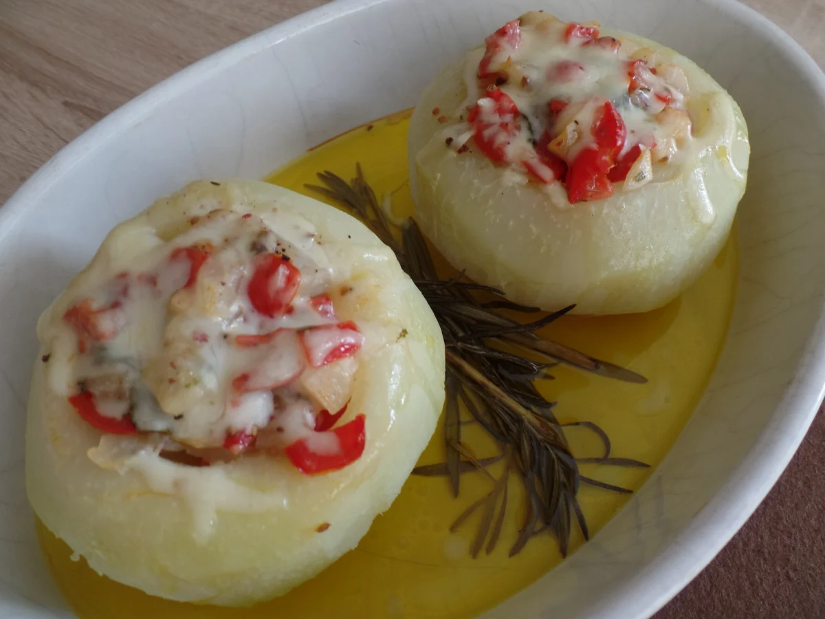 Gefüllte Kohlrabi aus dem Ofen - Rezept - Bild Nr. 6036