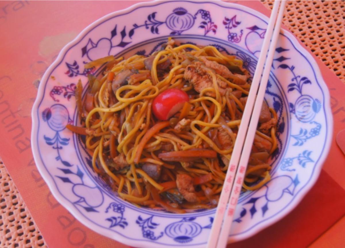 Bilder für Chinawok mit Mie-Nudeln - Rezept