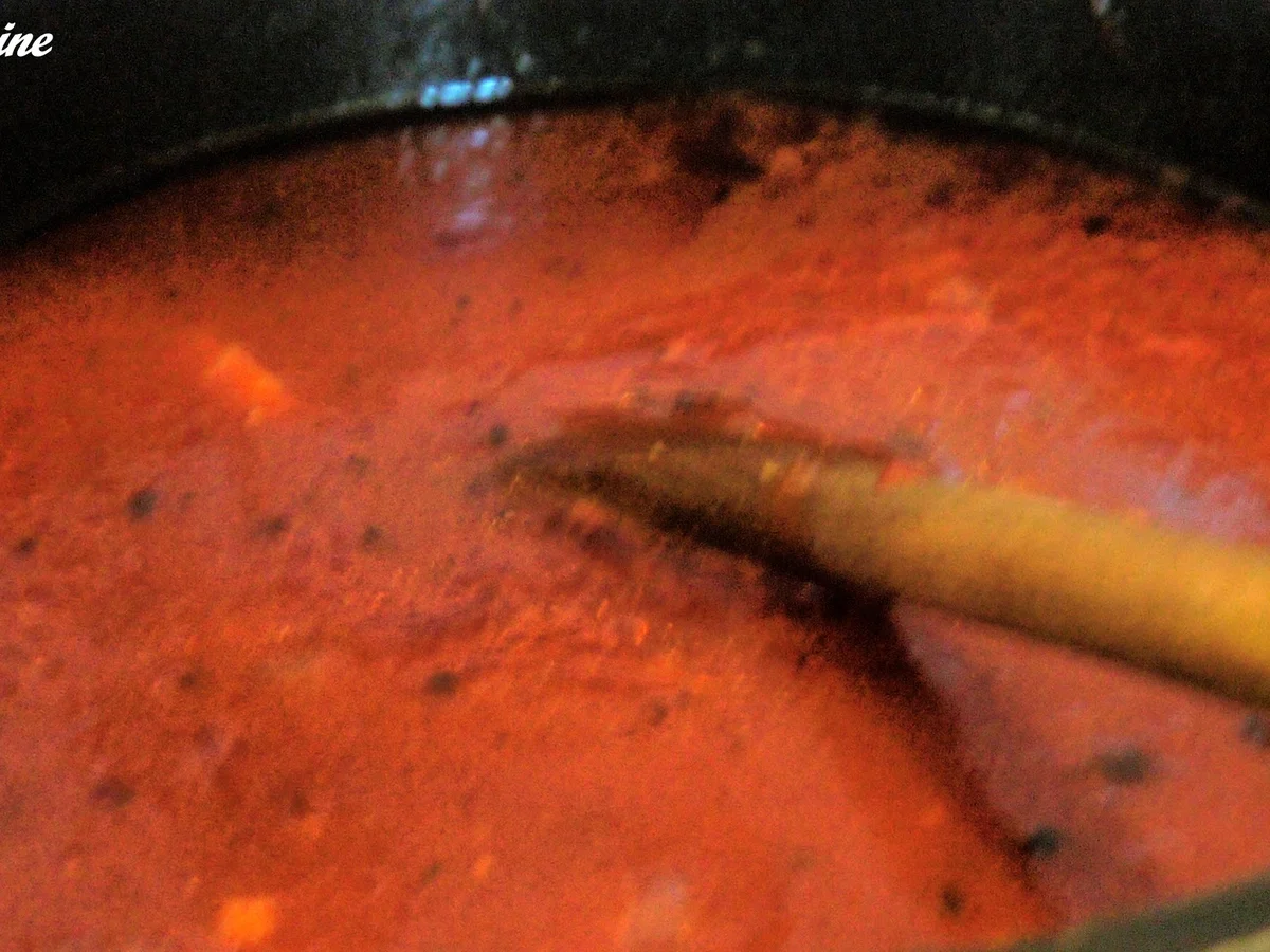 Rezept: Currywurstgulasch Bild Nr. 7 Currywurstgulasch - Rezept - Bild Nr. 7