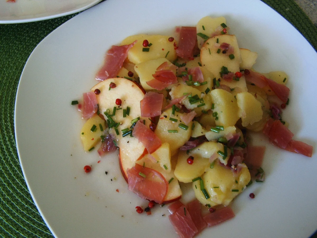 Rezept: Apfel-Kartoffelsalat Bild Nr. 6038 Apfel-Kartoffelsalat - Rezept - Bild Nr. 6038