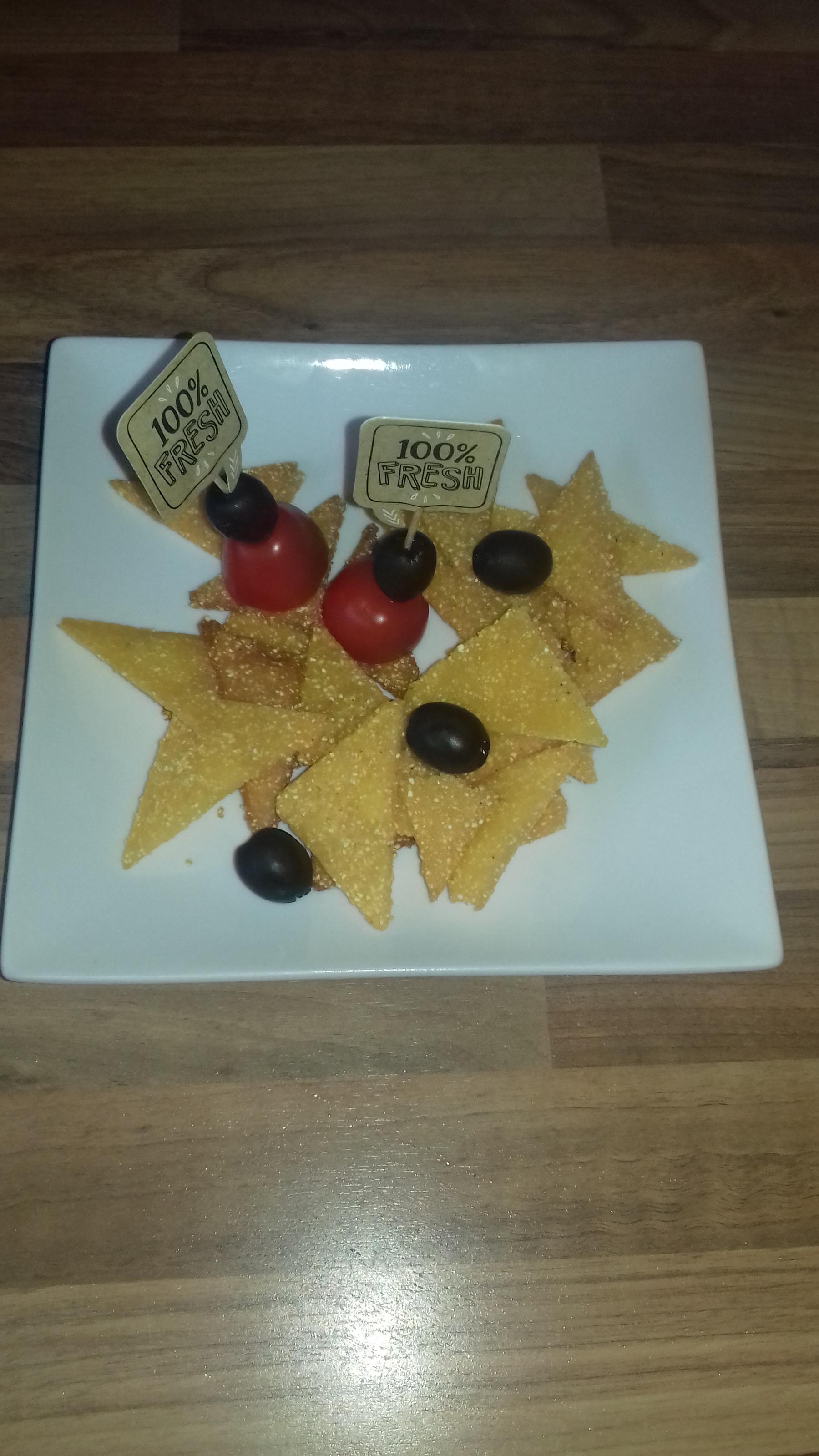 Bilder für Nachos selbstgemachte Nachos mit Maismehl und Maisgries Rezept