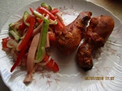 Ein frischer Sommersalat aus Zucchini, Tomaten und Paprika - Rezept - Bild Nr. 6041