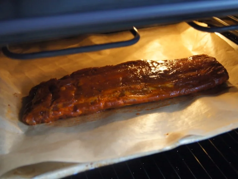 Spare Ribs mit Gurkensalat und gelben Zwiebel-Kartoffelstampf - Rezept - Bild Nr. 6054