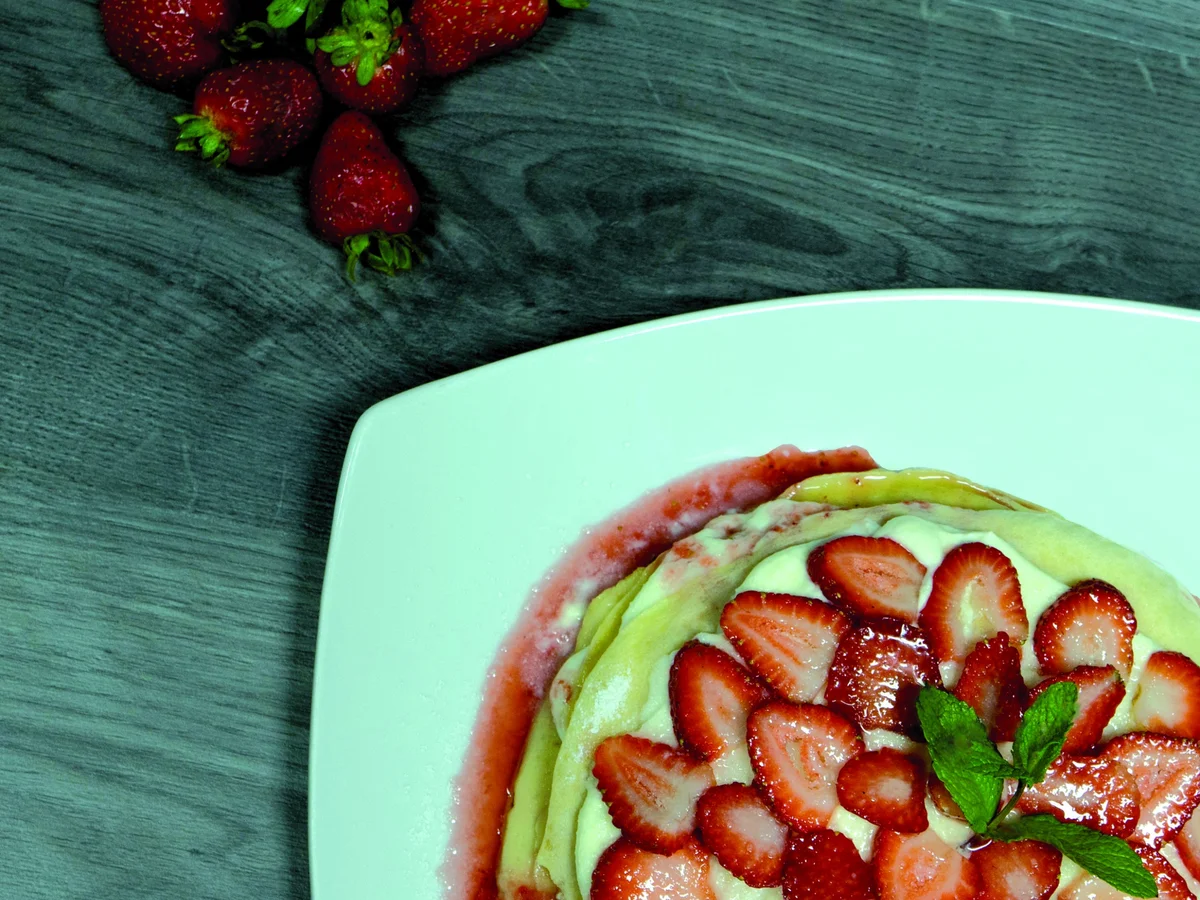 Rezept: Erdbeer-Pancake-Torte Bild Nr. 2 Erdbeer-Pancake-Torte - Rezept - Bild Nr. 2