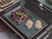 Forellenmousse-Nocken an Radiccio-Gurken-Salat - Rezept - Bild Nr. 2