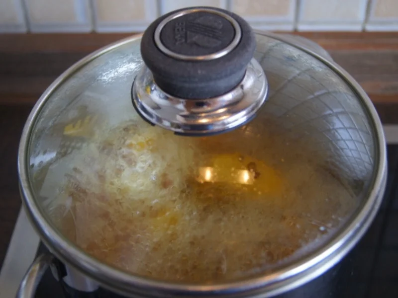 Schweinenackensteak mit Buttermais und Gewürz-Kartoffeln - Rezept - Bild Nr. 6065