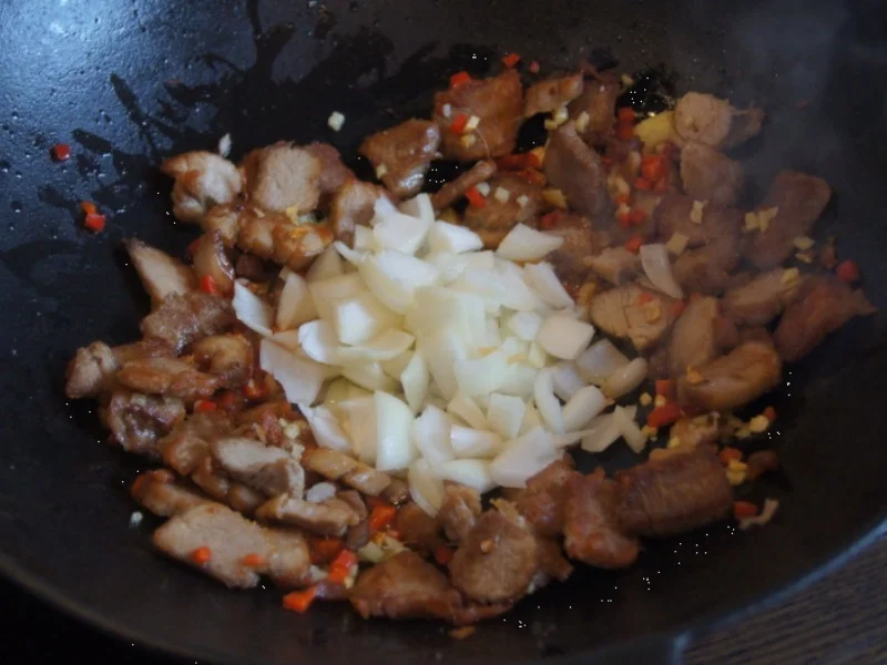 Rezept: Doppelt gegartes Schweinefleisch mit Basmati Reis Bild Nr. 6069 Doppelt gegartes Schweinefleisch mit Basmati Reis - Rezept - Bild Nr. 6069