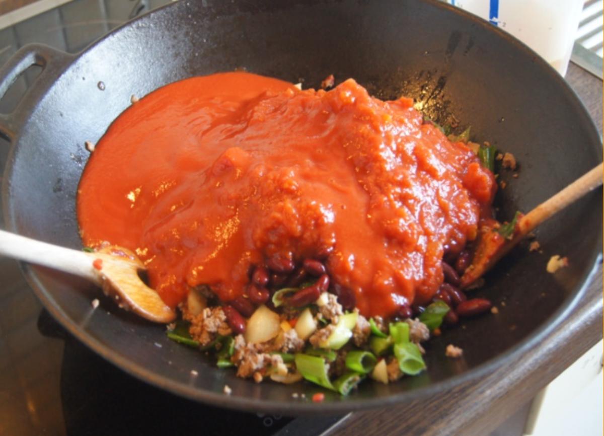 Chili con carne im Wok - Rezept - Bild Nr. 9