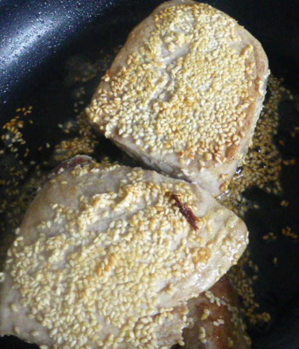 Thunfisch auf Mangosalat - Rezept - Bild Nr. 6062