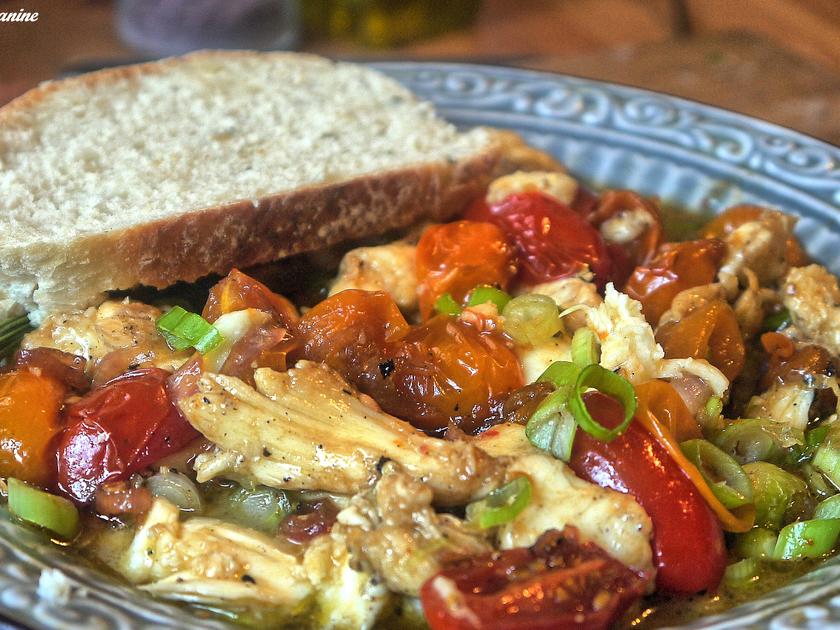 lauwarme Vanille-Tomaten mit Büffelmozzarella - Rezept - kochbar.de