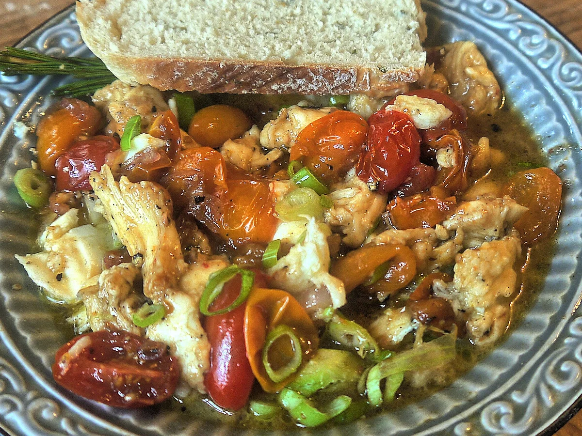 Rezept: lauwarme Vanille-Tomaten mit Büffelmozzarella Bild Nr. 3 lauwarme Vanille-Tomaten mit Büffelmozzarella - Rezept - Bild Nr. 3