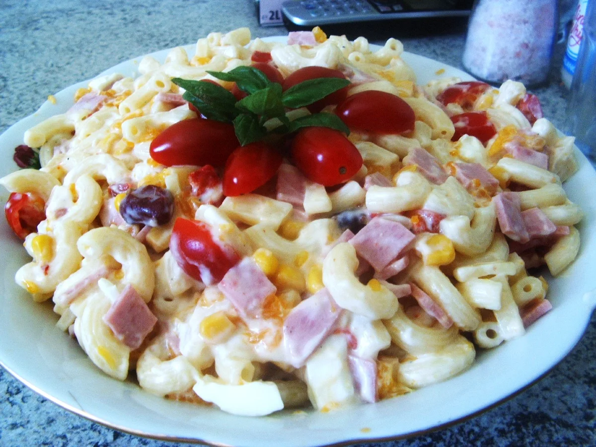 Nudelsalat für einen Grillabend - Rezept - Bild Nr. 2