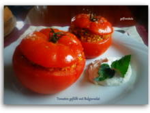 Gebackene Tomaten gefüllt mit Bulgursalat und Minzjoghurt - Rezept - Bild Nr. 6074