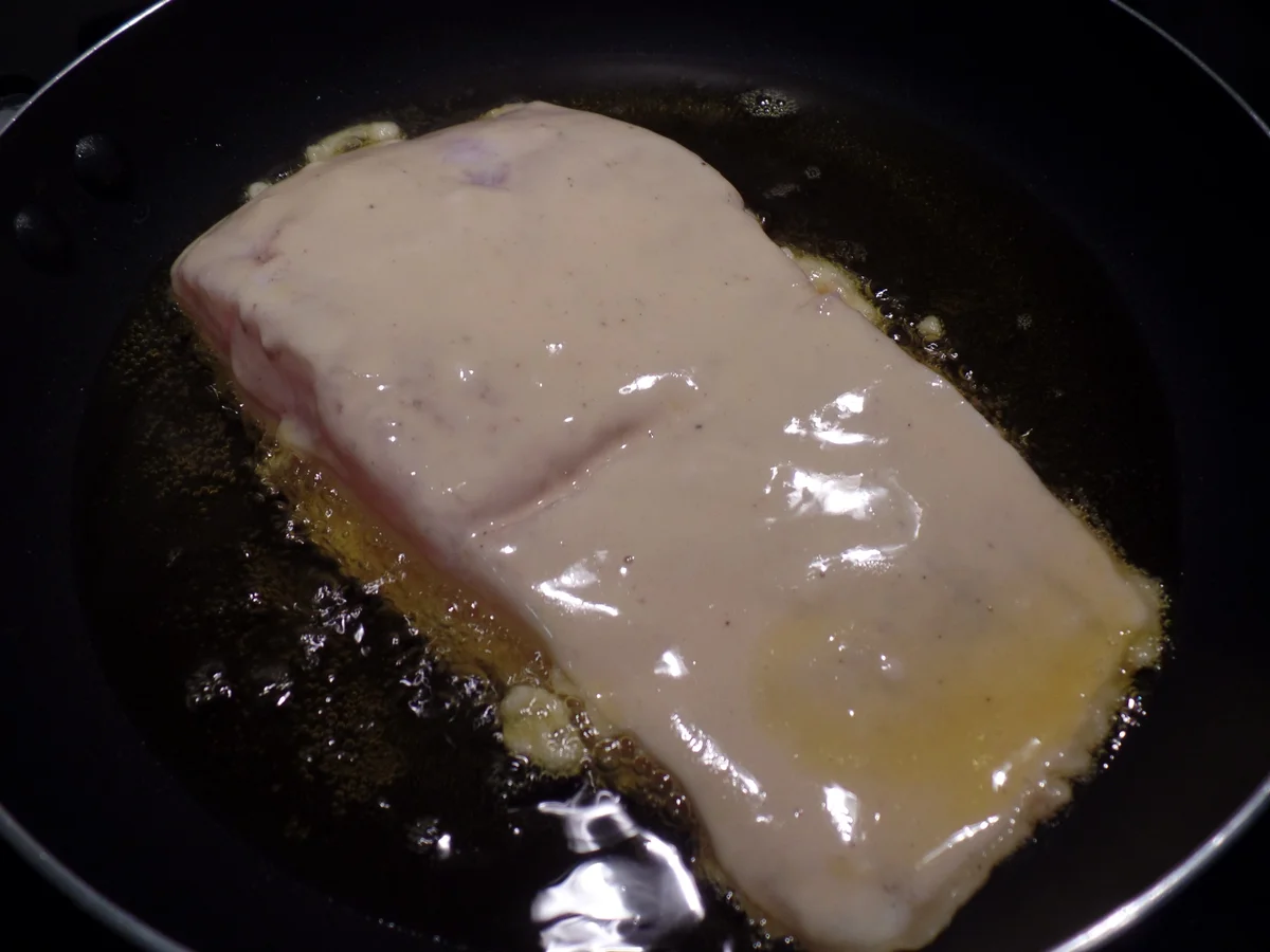 Backfisch mit Erbsenpüree - Rezept - Bild Nr. 6084