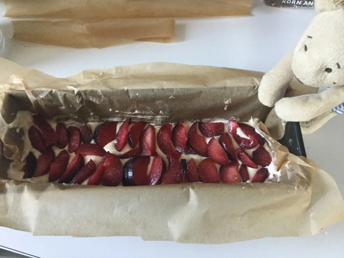 Einfacher Pflaumenkuchen mit Schuß - Rezept - Bild Nr. 6075
