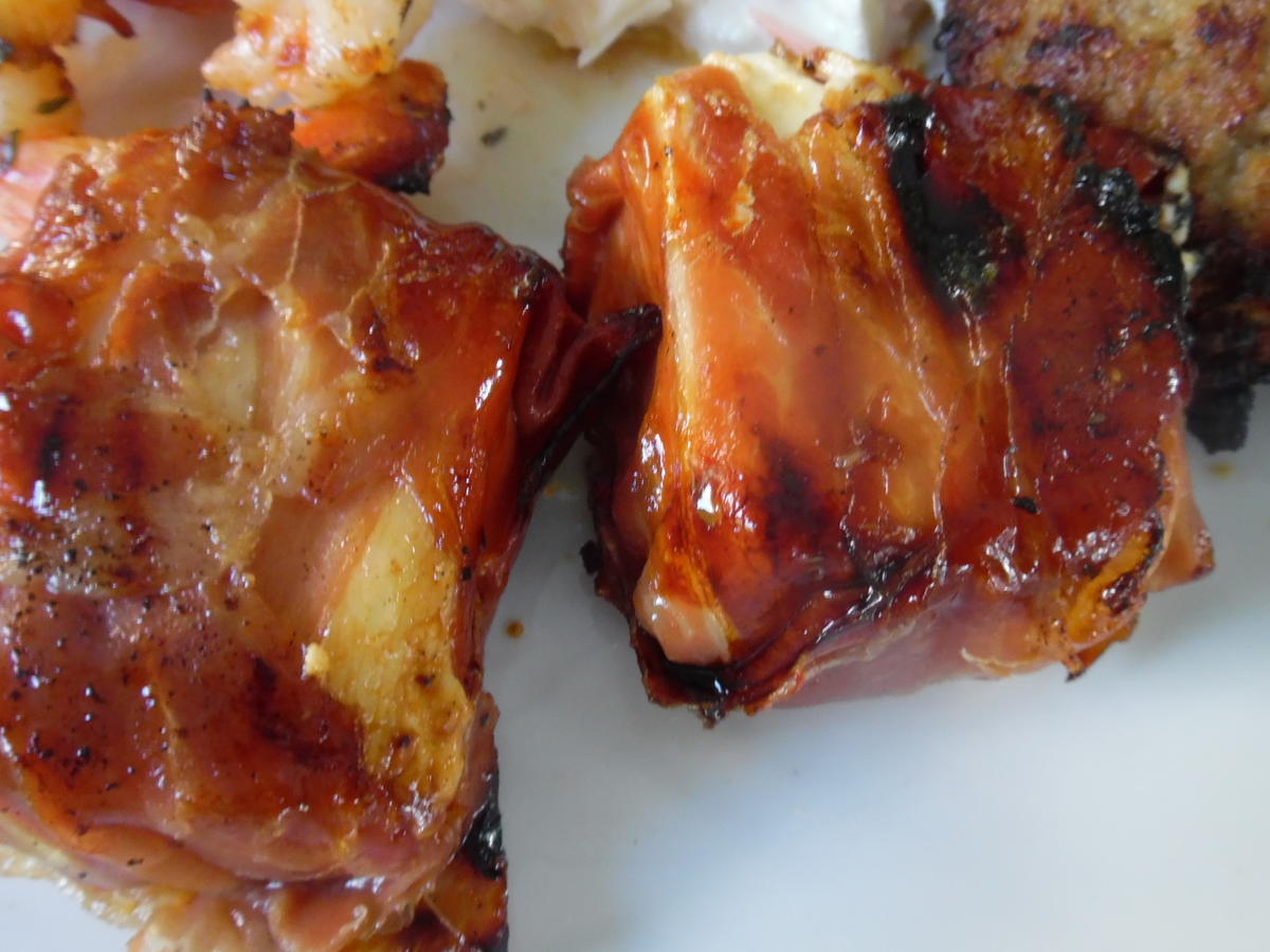 Feta Schinken Päckchen für den Grill - einfach - von barbara62