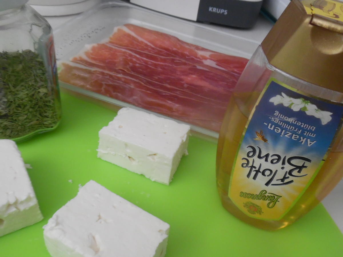 Feta Schinken Päckchen für den Grill - einfach - von barbara62
