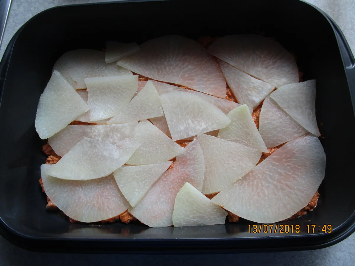 Rezept: Überbacken: Lasagne von Kohlrabi Bild Nr. 6088 Überbacken: Lasagne von Kohlrabi - Rezept - Bild Nr. 6088