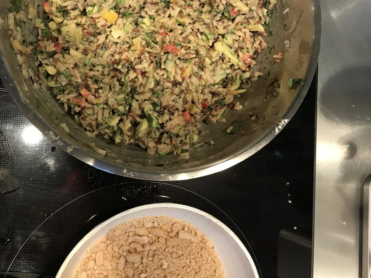 Wildreissalat mit Mango und Tahinadressing - Rezept - Bild Nr. 6075