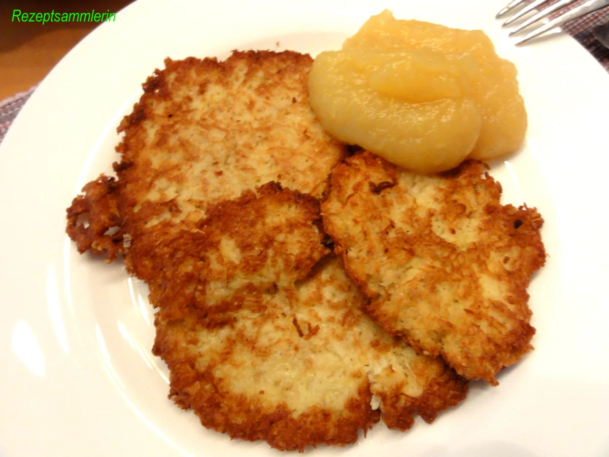 Kartoffel:   REIBEPFANNKUCHEN (Kartoffelpuffer) - Rezept - Bild Nr. 6077