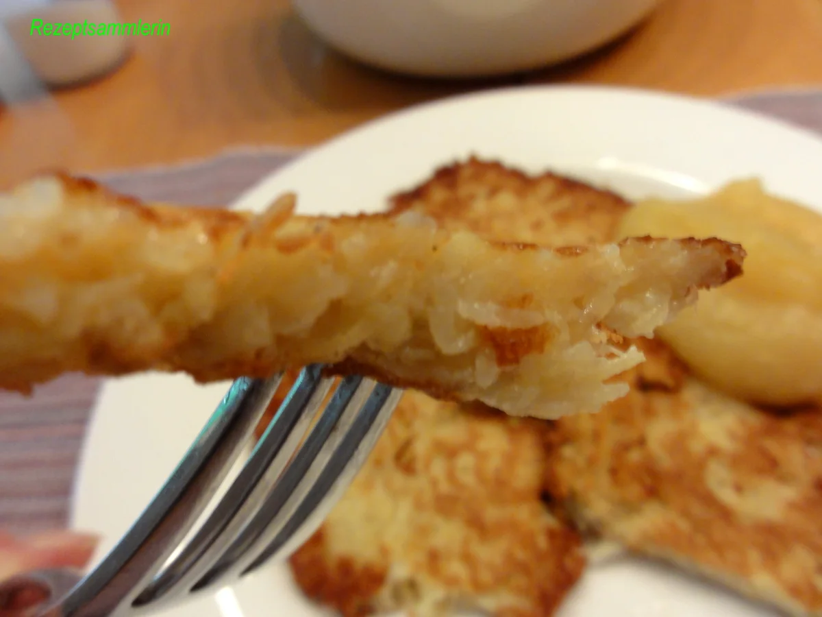 Kartoffel:   REIBEPFANNKUCHEN (Kartoffelpuffer) - Rezept - Bild Nr. 6079